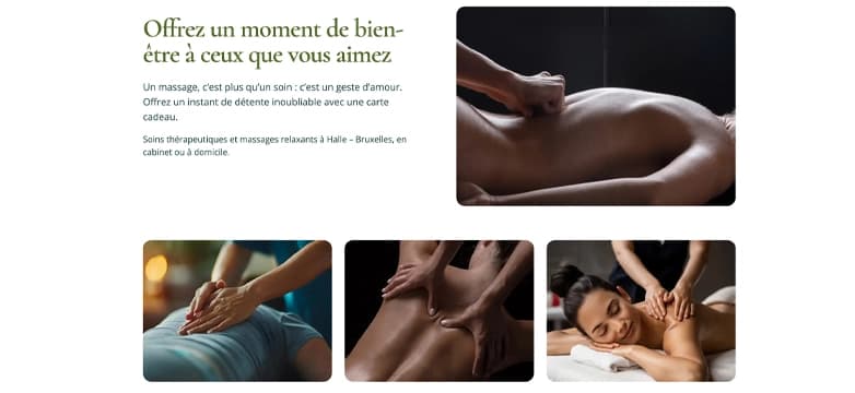 Site bien-être premium